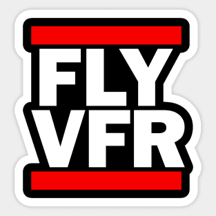 Fly VFR Sticker